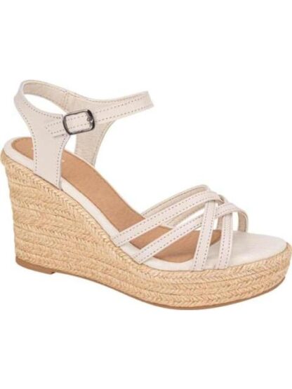 SANDALIA DE PIEL BEIGE/HUESO EFE - Image 2