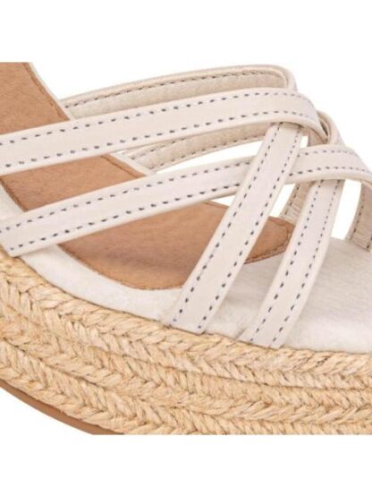 SANDALIA DE PIEL BEIGE/HUESO EFE - Image 6