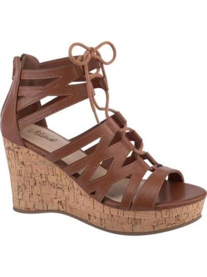 SANDALIA ROMANA CON PLATAFORMA COGNAC VI LINE - Image 2