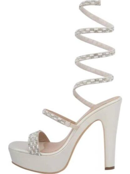 SANDALIA ESPIRAL CON PLATAFORMA BEIGE/HUESO MOLTO BELLO - Image 4