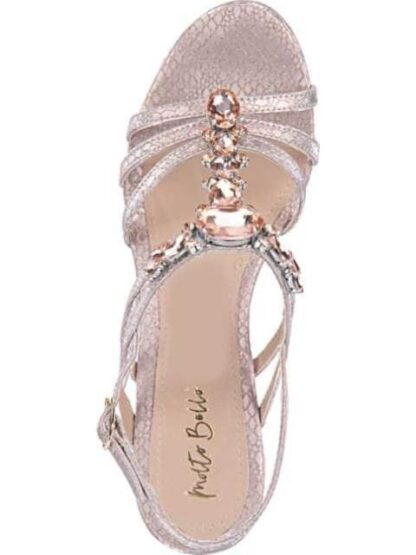 SANDALIA PLATAFORMA TACON BRILLOS ROSEGOLD MOLTO BELLO - Image 4