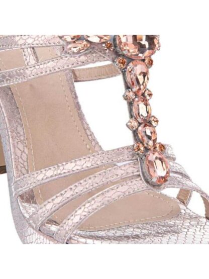SANDALIA PLATAFORMA TACON BRILLOS ROSEGOLD MOLTO BELLO - Image 6