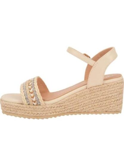 SANDALIA PLATAFORMA BEIGE/HUESO VI LINE - Image 5