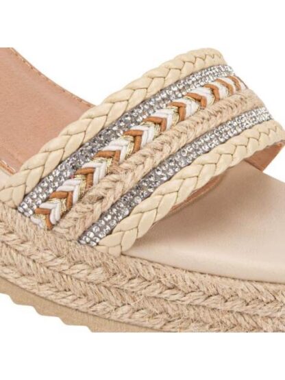SANDALIA PLATAFORMA BEIGE/HUESO VI LINE - Image 6