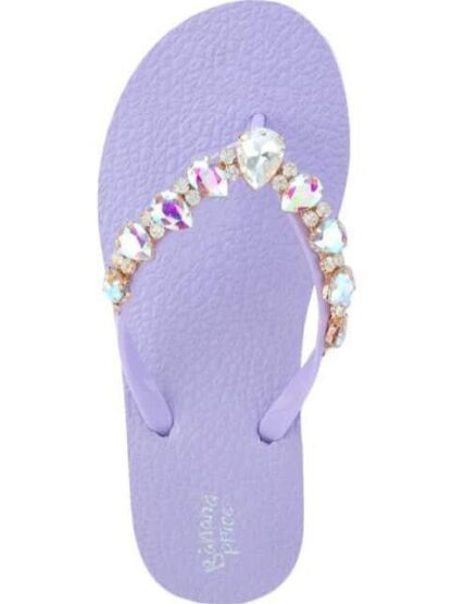 SANDALIA PLAYA CON PIEDRAS LILA BANANA PRICE - Image 3