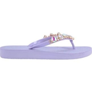 SANDALIA PLAYA CON PIEDRAS LILA BANANA PRICE