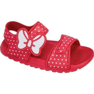 SANDALIA PLAYA MINNIE MOUSE ROJO HR
