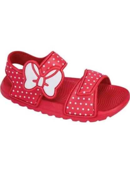 SANDALIA PLAYA MINNIE MOUSE ROJO HR