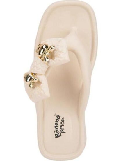 SANDALIA DE PLAYA MOÑO BEIGE/HUESO BANANA PRICE - Image 3
