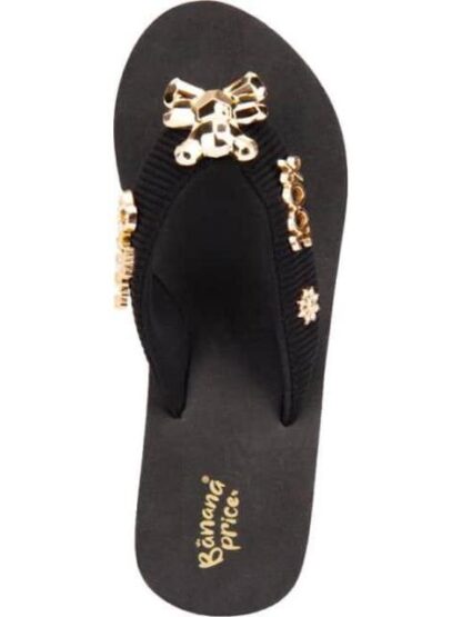 SANDALIA CON PLATAFORMA NEGRO BANANA PRICE - Image 3
