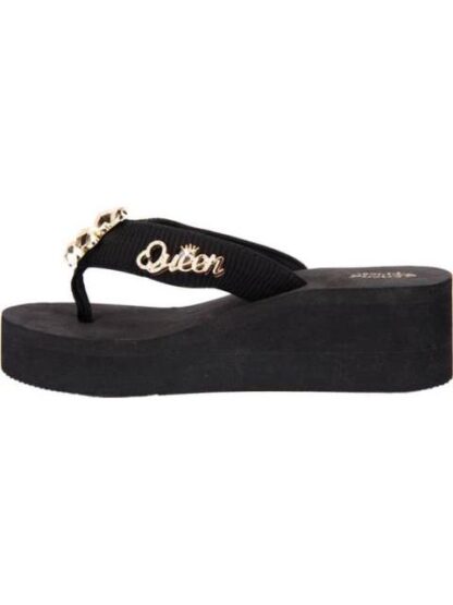 SANDALIA CON PLATAFORMA NEGRO BANANA PRICE - Image 5