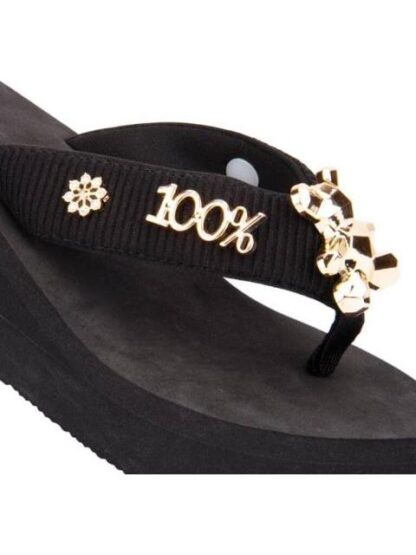 SANDALIA CON PLATAFORMA NEGRO BANANA PRICE - Image 6
