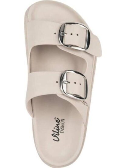 SANDALIA HEBILLAS BEIGE/HUESO VI LINE - Image 3