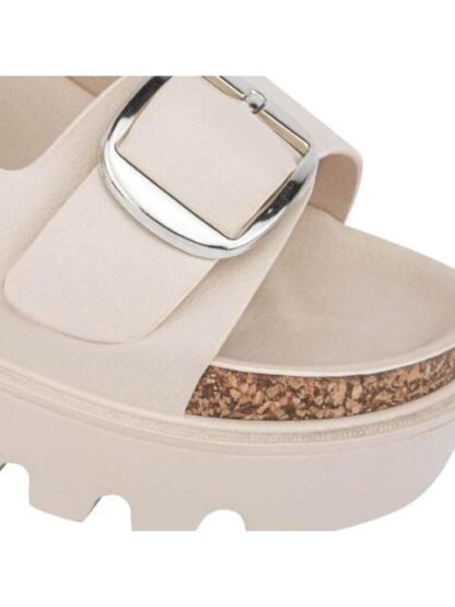 SANDALIA HEBILLAS BEIGE/HUESO VI LINE - Image 6