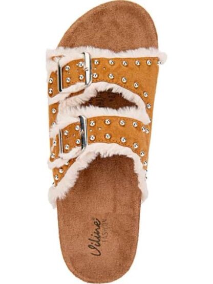 SANDALIA ESTOPEROLES CAMEL VI LINE FASHION - Image 4