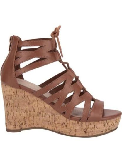 SANDALIA ROMANA CON PLATAFORMA COGNAC VI LINE