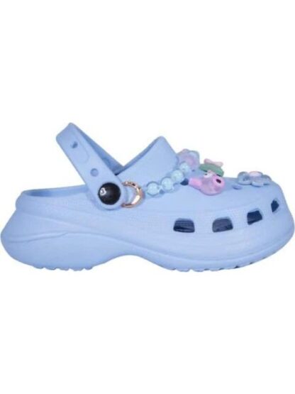 SANDALIA SUECA CON PINES AZUL CIELO VIVIS SHOES KIDS