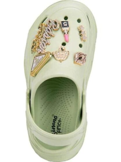 SANDALIA ZUECO VERDE BANANA PRICE - Image 3
