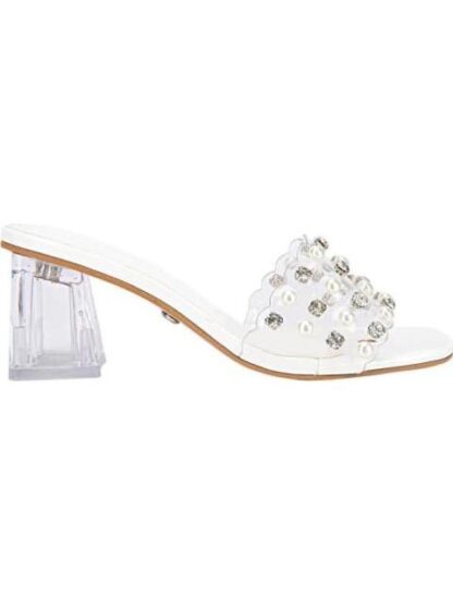 SANDALIA TACON ANCHO BLANCO THALIA SODI