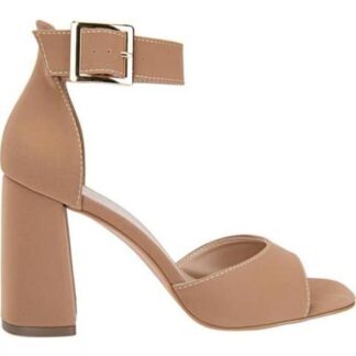 SANDALIA TACON ANCHO CAMEL YAELI