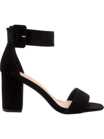 SANDALIA TACON ANCHO NEGRO YAELI