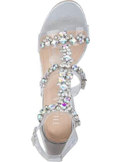 SANDALIA CON BRILLOS PLATA THALIA SODI - Image 3