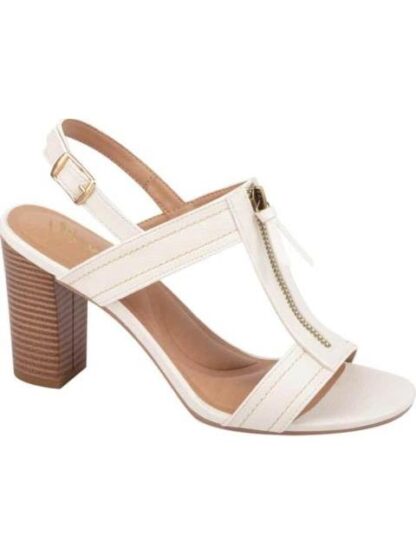 SANDALIA TACON MEDIO BEIGE/HUESO VI LINE - Image 2