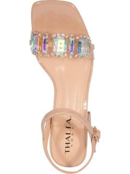 SANDALIA CON BRILLOS BEIGE THALIA SODI - Image 3