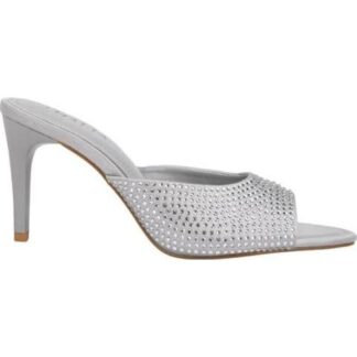 SANDALIA TACON DELGADO PLATA THALIA SODI