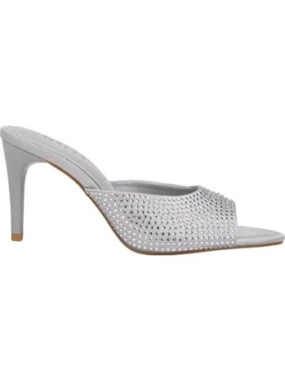 SANDALIA TACON DELGADO PLATA THALIA SODI