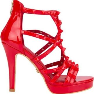 SANDALIA TACON DELGADO ROJO THALIA SODI