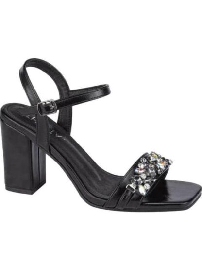 SANDALIA CON BRILLOS NEGRO THALIA SODI - Image 2