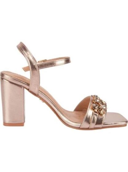 SANDALIA CON BRILLOS ORO THALIA SODI - Image 5