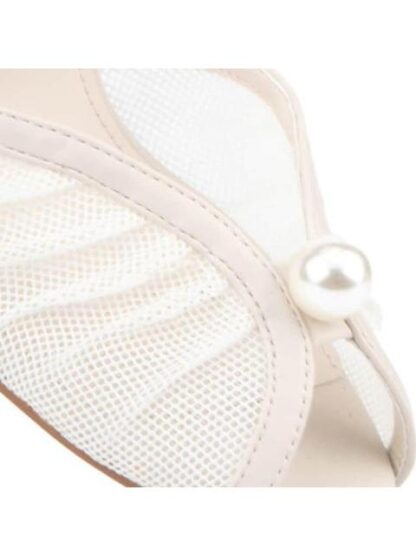 SANDALIA TACON DELGADO BEIGE/HUESO THALIA SODI - Image 6