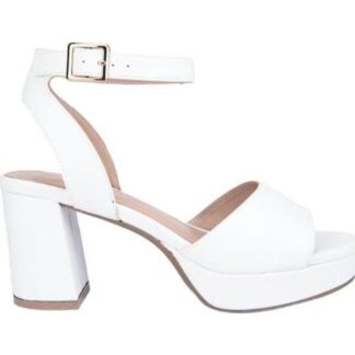 SANDALIA TACON PLATAFORMA BLANCO YAELI