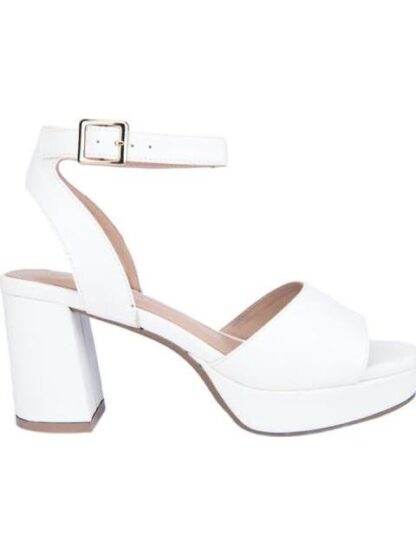 SANDALIA TACON PLATAFORMA BLANCO YAELI
