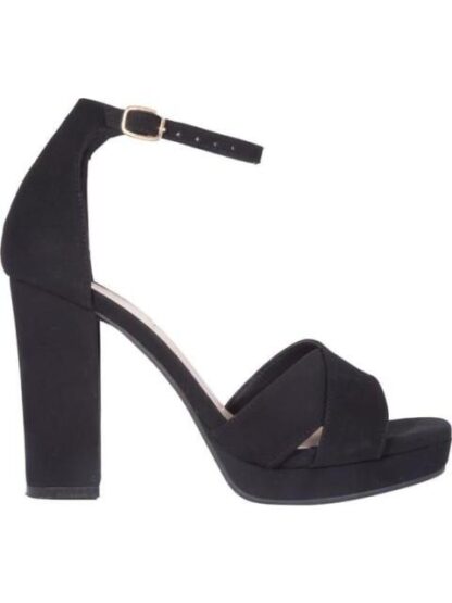 SANDALIA TACON PLATAFORMA NEGRO YAELI