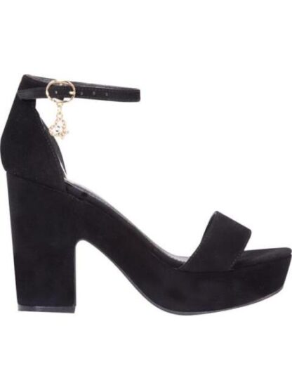 SANDALIA TACON PLATAFORMA NEGRO YAELI FASHION