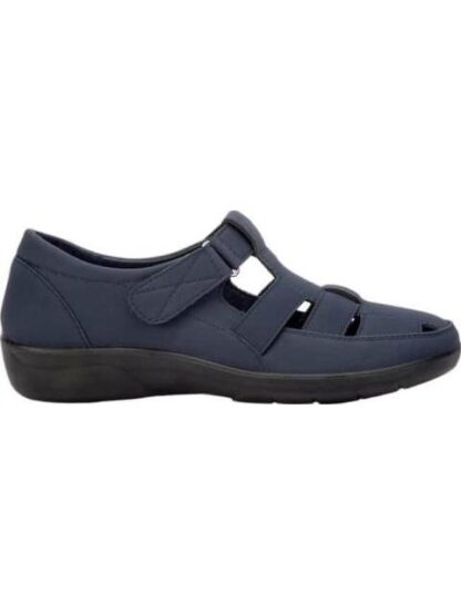 SANDALIA VELCRO AZUL SHOSH CONFORT