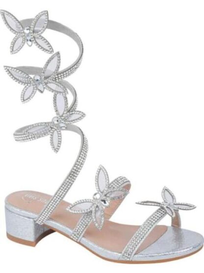 SANDALIA MARIPOSAS PLATA VIVIS SHOES KIDS - Image 2