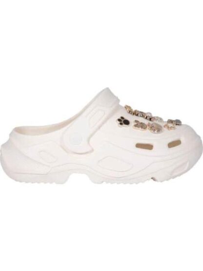 SANDALIA ZUECO BLANCO BANANA PRICE