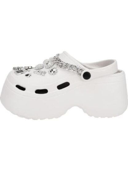 SANDALIA ZUECO BLANCO BANANA PRICE