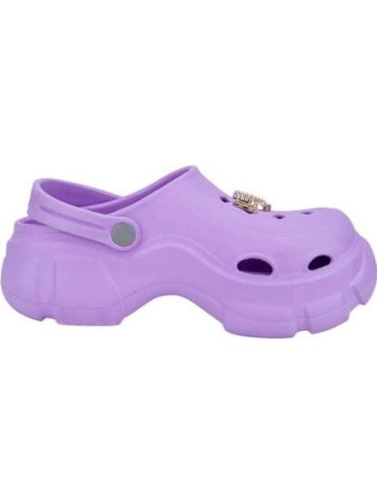 SANDALIA ZUECO LILA GREEN BOX