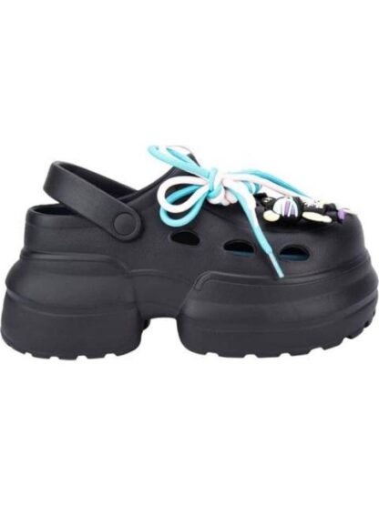 SANDALIA ZUECO NEGRO BANANA PRICE