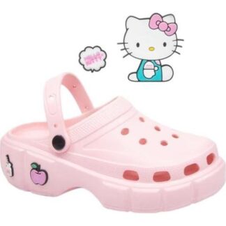 SANDALIA ZUECO ROSA PALO HELLO KITTY