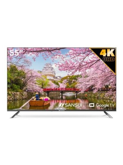SANSUI SMART TV LED SMX55VAUG 55 4K ULTRA HD NEGRO