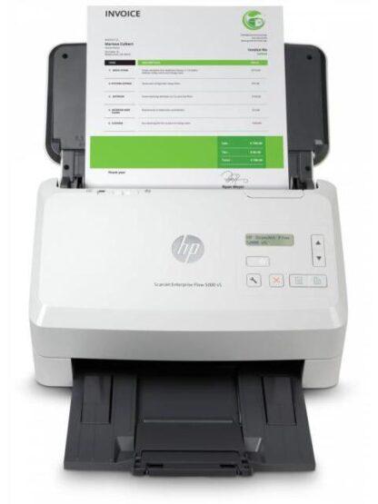 SCANNER HP SCANJET ENTERPRISE FLOW 5000 S5 600 X 600DPI ESCANER COLOR ESCANEADO DUPLEX USB BLANCO