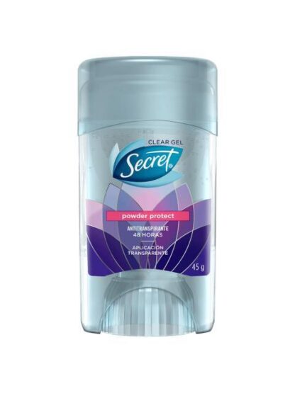 SECRET DESODORANTE CLEAR GEL POWDER PROTECT 45 GR