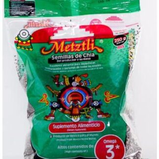 SEMILLA DE CHIA 250 G METZTLI