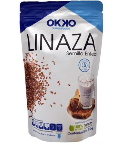 SEMILLA DE LINAZA SIN GLUTEN 300 G OKKO